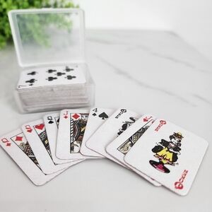 🎴 Miniature Playing Cards in Plastic Case – Joker Design ♠️